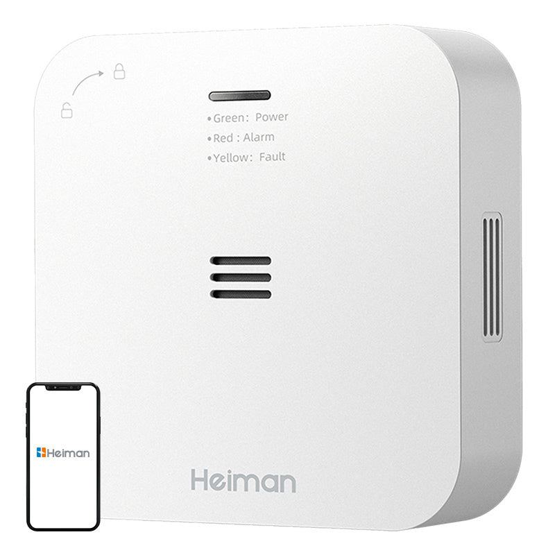 Wireless Alarm CO Heiman HM-720ES-W Interlinked_0
