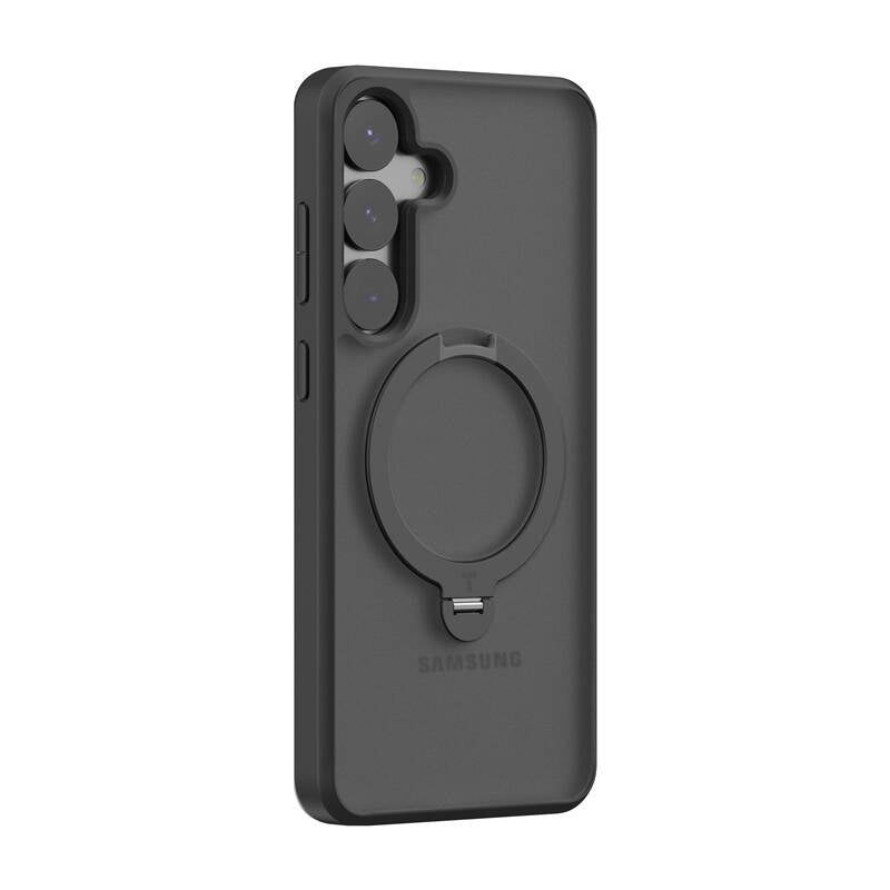 Torras Ostand Spin Series Phone Case for Samsung S25+ (black)_1