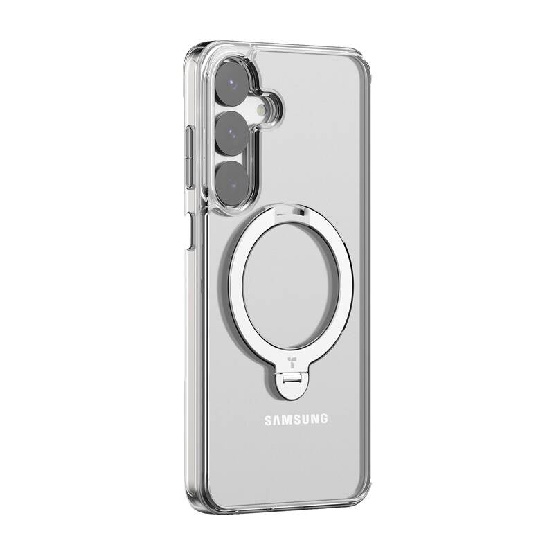 Torras Ostand Spin Series phone case for Samsung S25+ (transparent)_1