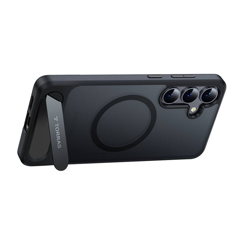 Torras Phone Case Pstand Series do Samsung S25+ (black)_1