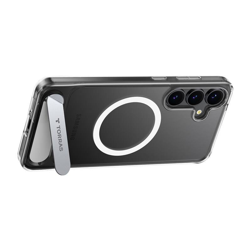 Torras Pstand Series phone case for Samsung S25+ (transparent)_1
