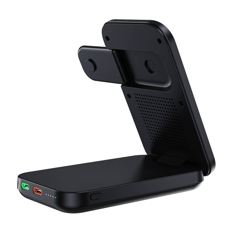 3in1 Mag Charger Holder Choetech B750 10000mAh Qi2 (Black)_1
