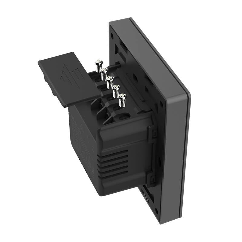 Smart WiFi wall switch SONOFF M5-1C-80 (1-channel, for frame, graphite)_6