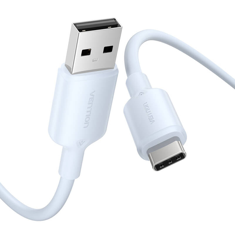 Cable USB 2.0 Tipo-C Vention CTQLH/ USB Tipo-C Macho - USB Macho/ Hasta 60W/ 480Mbps/ 2m/ Azul_2
