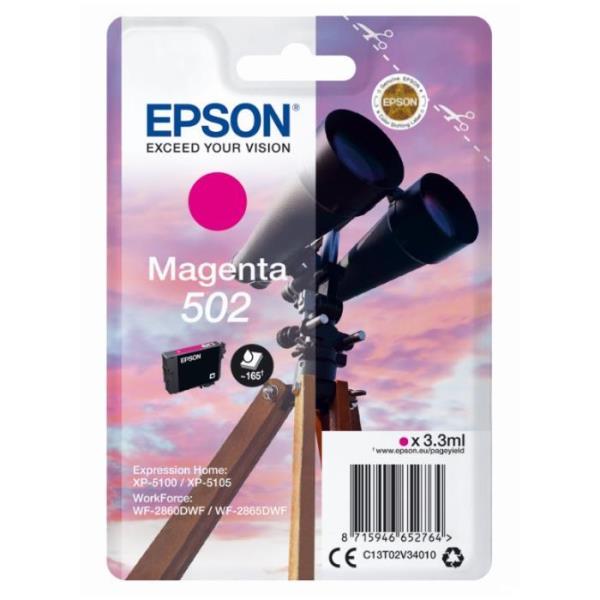 EPSON Tinteiro Magenta 502 XP5100/105 WF-2860DWF/865DWF com Alarme_1