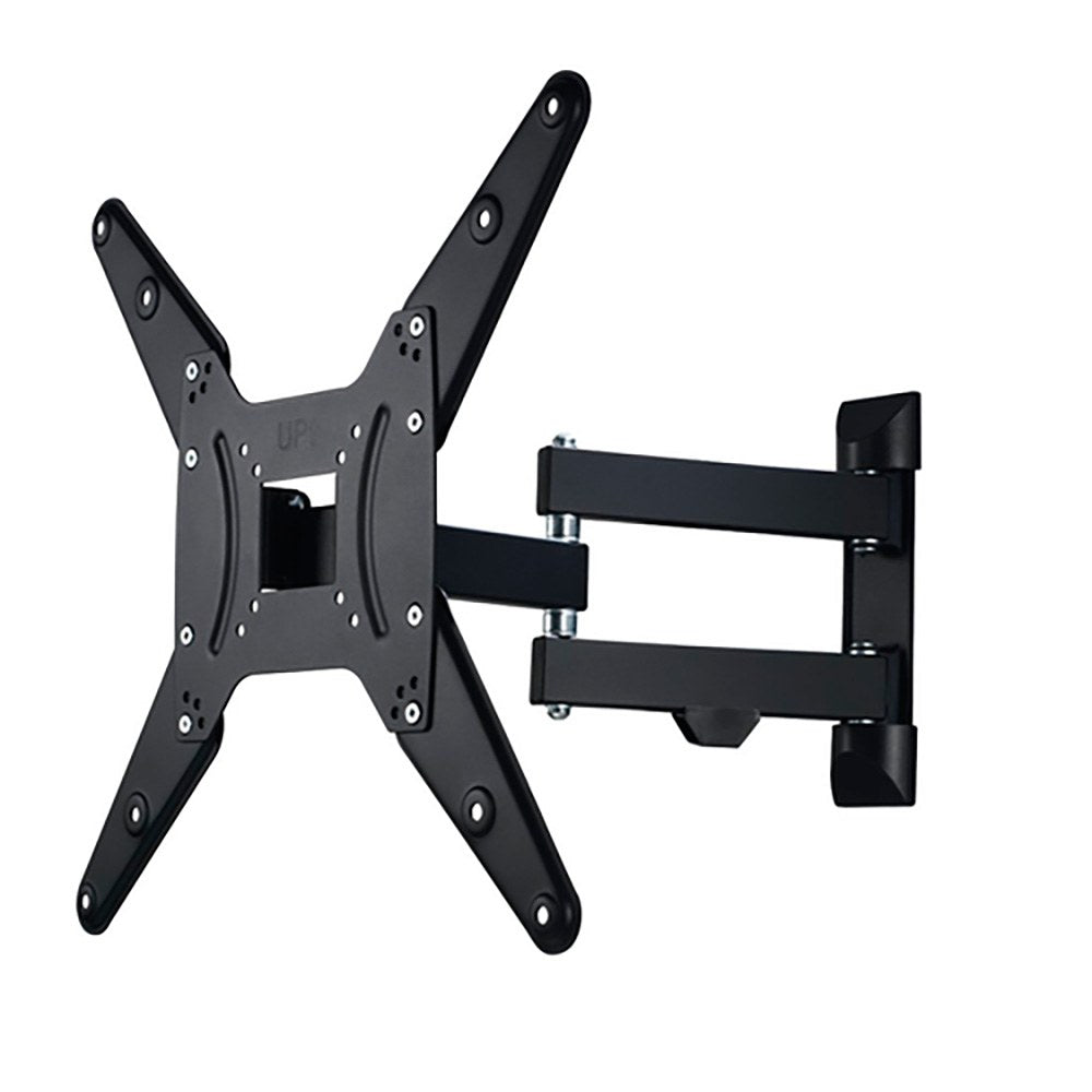 Suporte de parede tv, preto, braço duplo articulado, de 32 a 65 pol., carga máx. 25 kg_0
