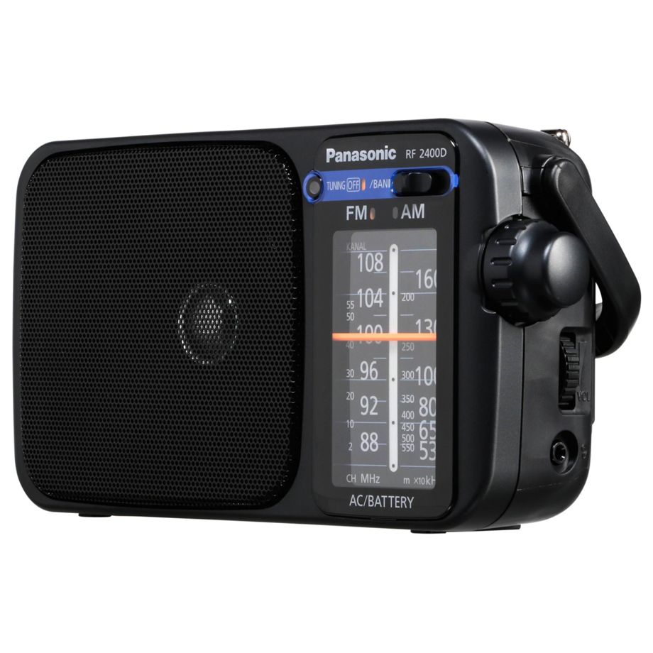 Radio Portatil PANASONIC RF-2400D (4x pilhas AA não incluídas) / Preto
