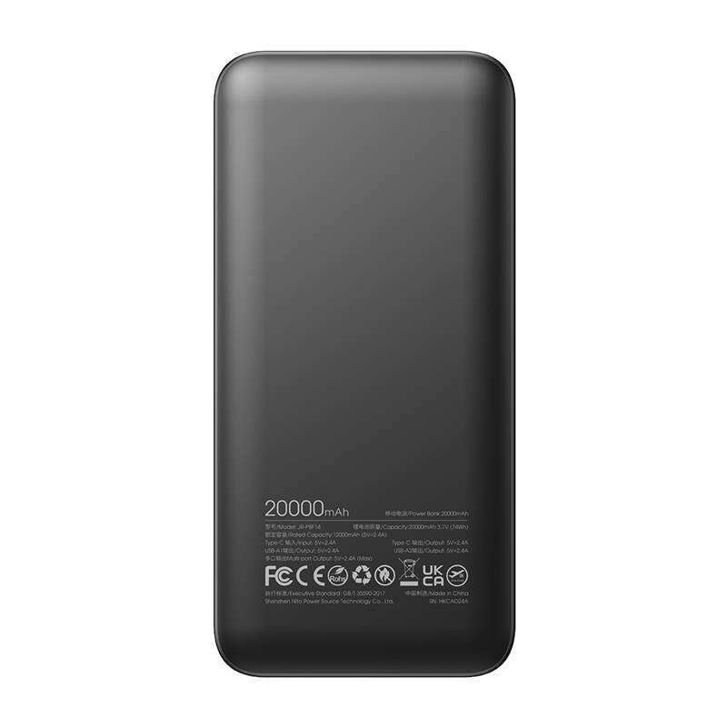 Joyroom Powerbank JR-PBF14 2.4A LED; 20000mAh (black)_4