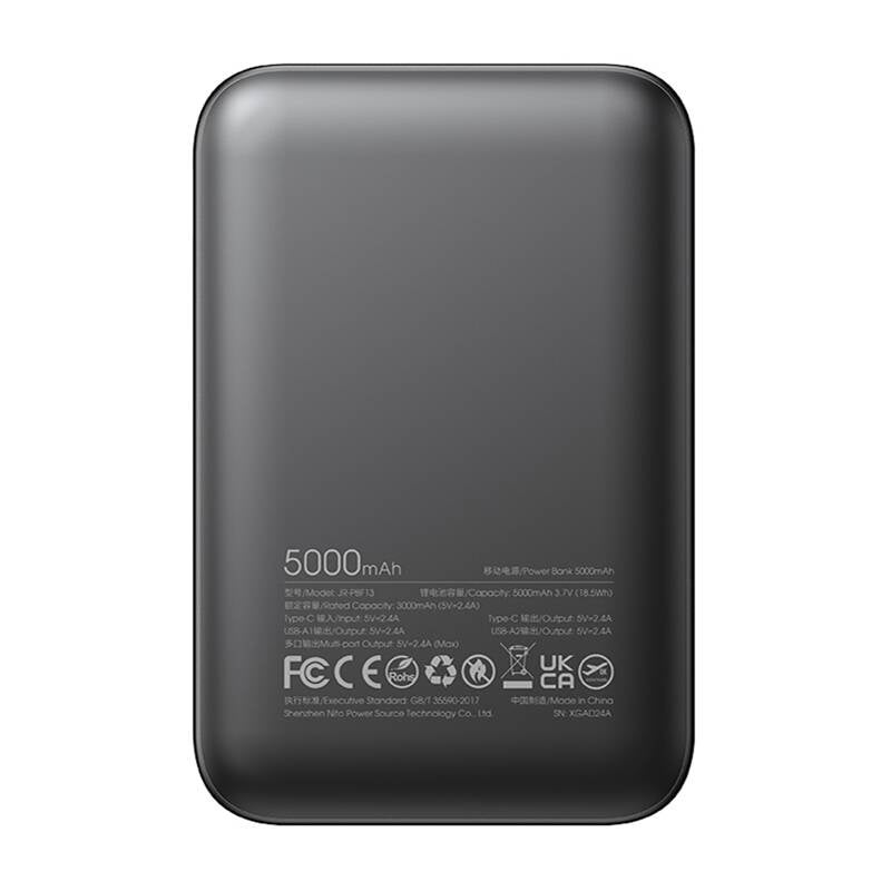 Joyroom Powerbank JR-PBF13; 2.4A LED, 5000mAh (black)_5