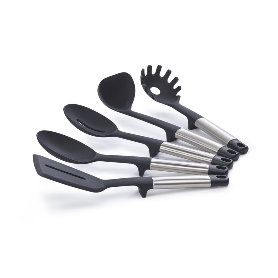 Conjunto de Utensílios Joseph Joseph / Preto / 5 Peças_1
