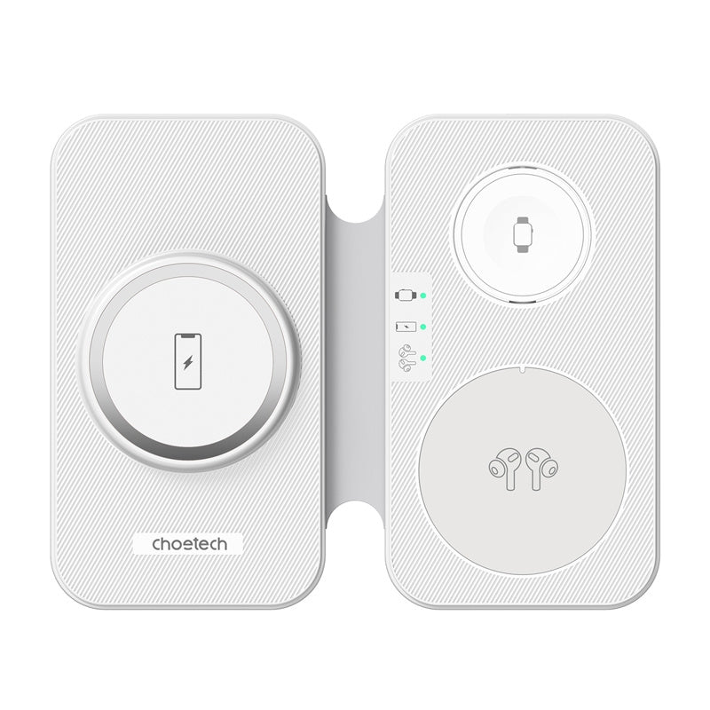 Choetech T616-F 3-in-1 inductive charger (white)_2