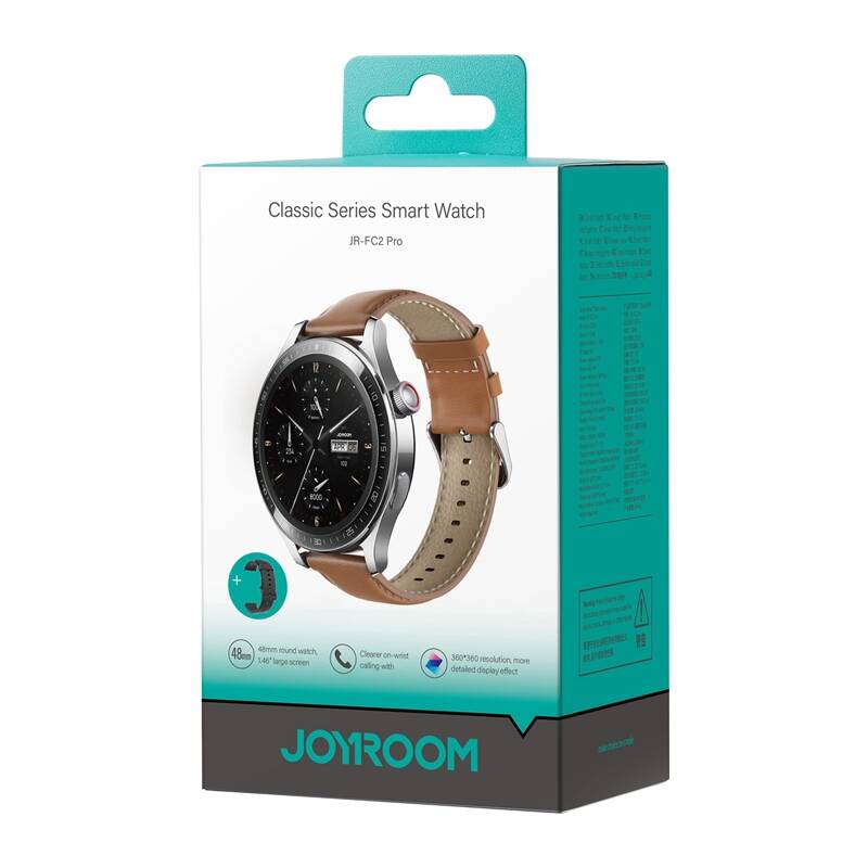 Joyroom Classic Series JR-FC2 Pro Smartwatch with Call Answering Function - Silver_10