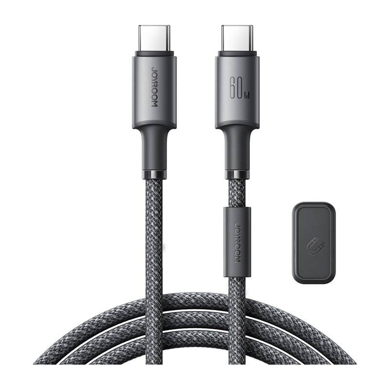 Joyroom S-A50 Unlimited Series 60W USB-C - USB-C Cable with Magnetic Organizer 1.2m - Gray_1