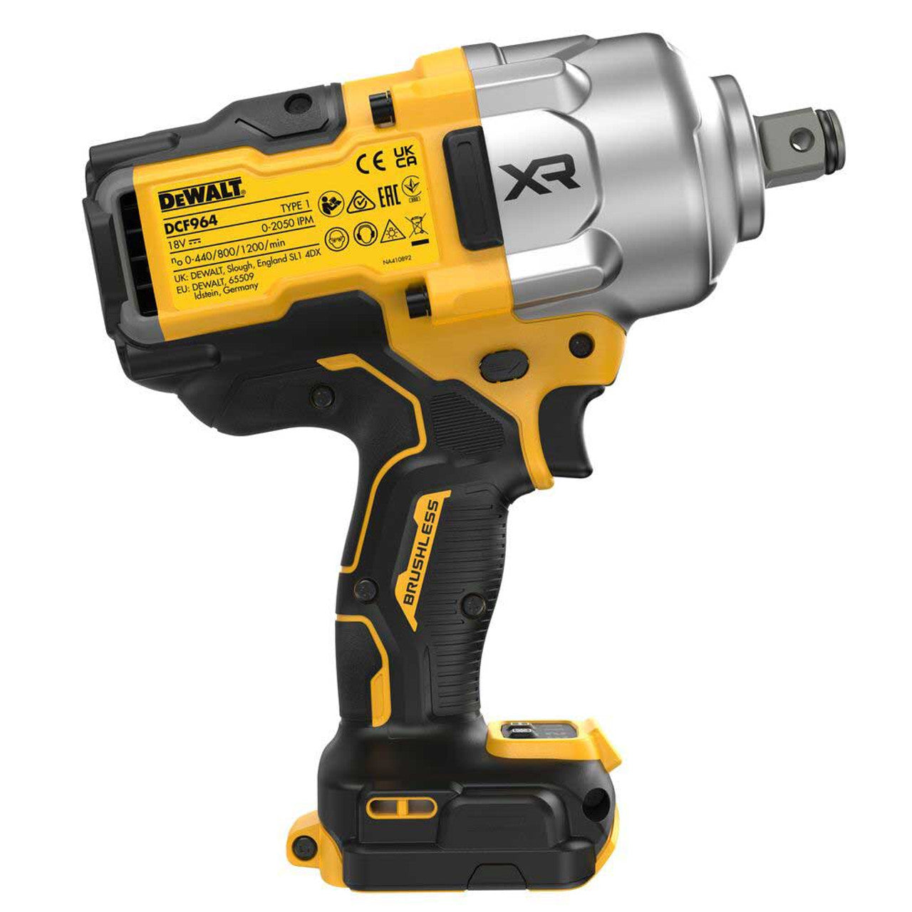 Driver de Impacto Sem Fios DeWalt / Preto / DCF964N-XJ_1