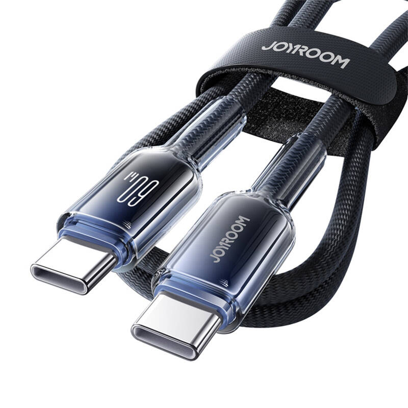 Joyroom S-A42 Crystal-Clear Series 60W USB-C - USB-C cable 1.2m - black_5