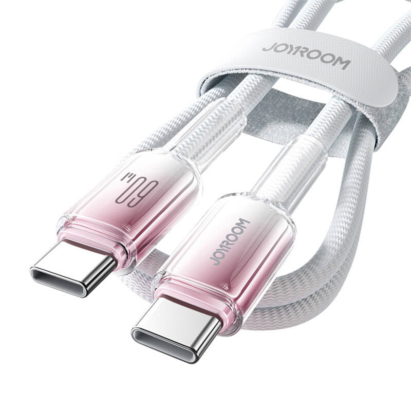Joyroom S-A42 Crystal-Clear Series 60W USB-C - USB-C cable 1.2m - white_5
