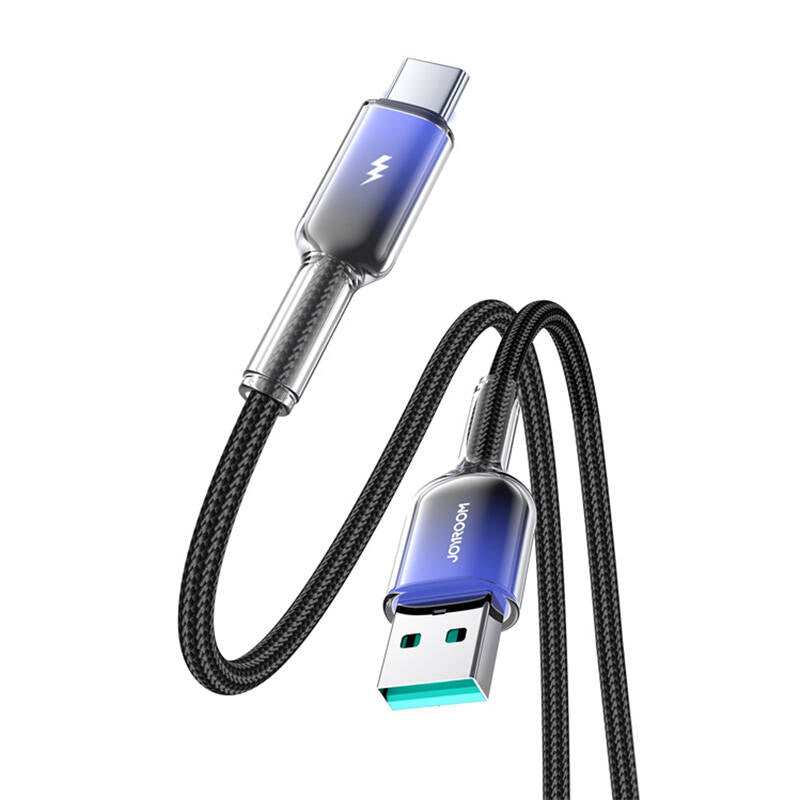 Joyroom S-A42 Crystal-Clear Series 3A USB-A - USB-C cable 1.2m - black_3