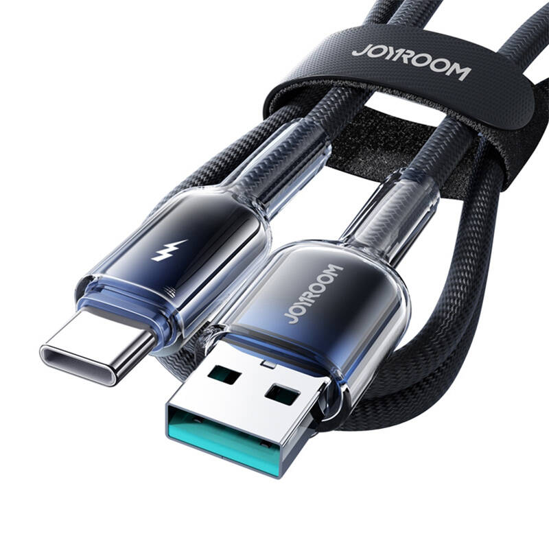 Joyroom S-A42 Crystal-Clear Series 3A USB-A - USB-C cable 1.2m - black_5