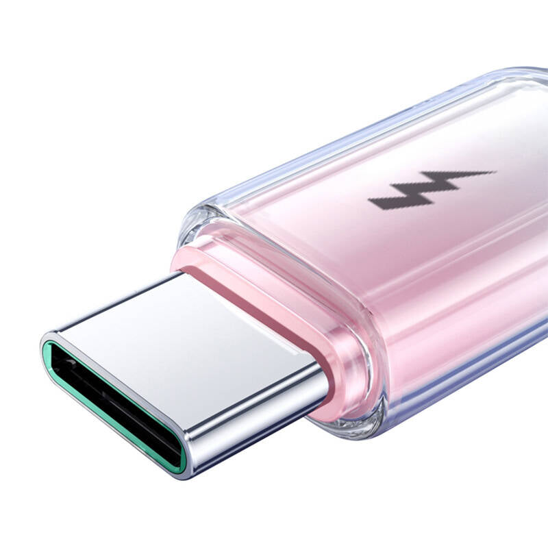 Joyroom S-A42 Crystal-Clear Series 3A USB-A - USB-C cable 1.2m - white_6