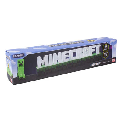 Candeeiro Luz de Secretária Minecraft Logo