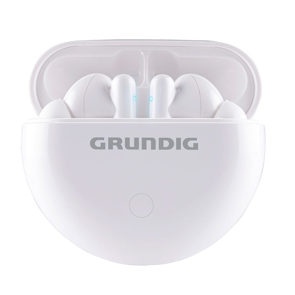 Fones de ouvido bluetooth sem fio com caso branco_0