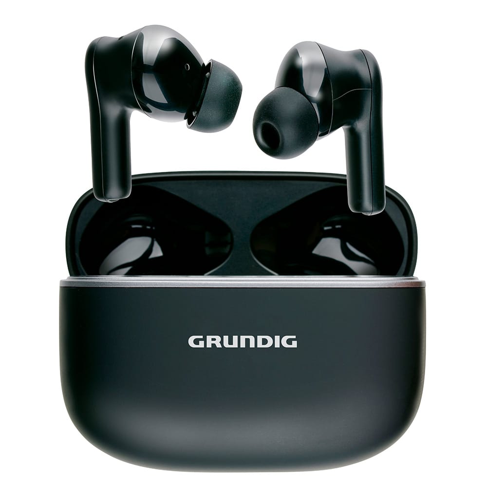 Fone de ouvido bluetooth com caixa preta_0
