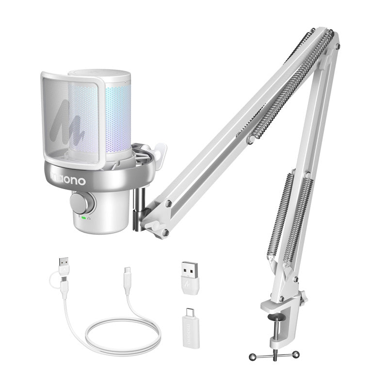 Maono DM40 S Pro microphone (white)_0
