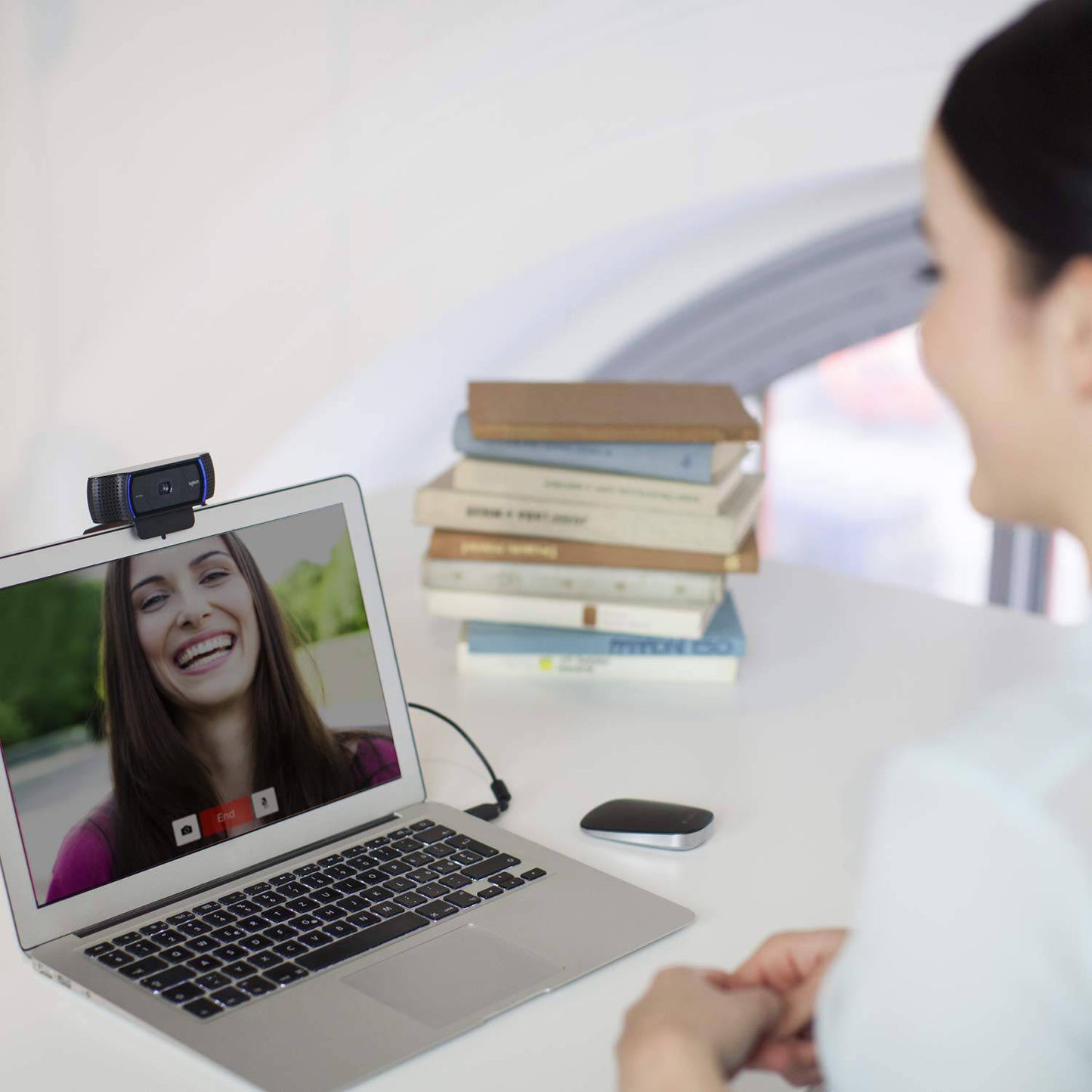 Webcam Logitech C920 Full HD 1080p/30fps USB Preta