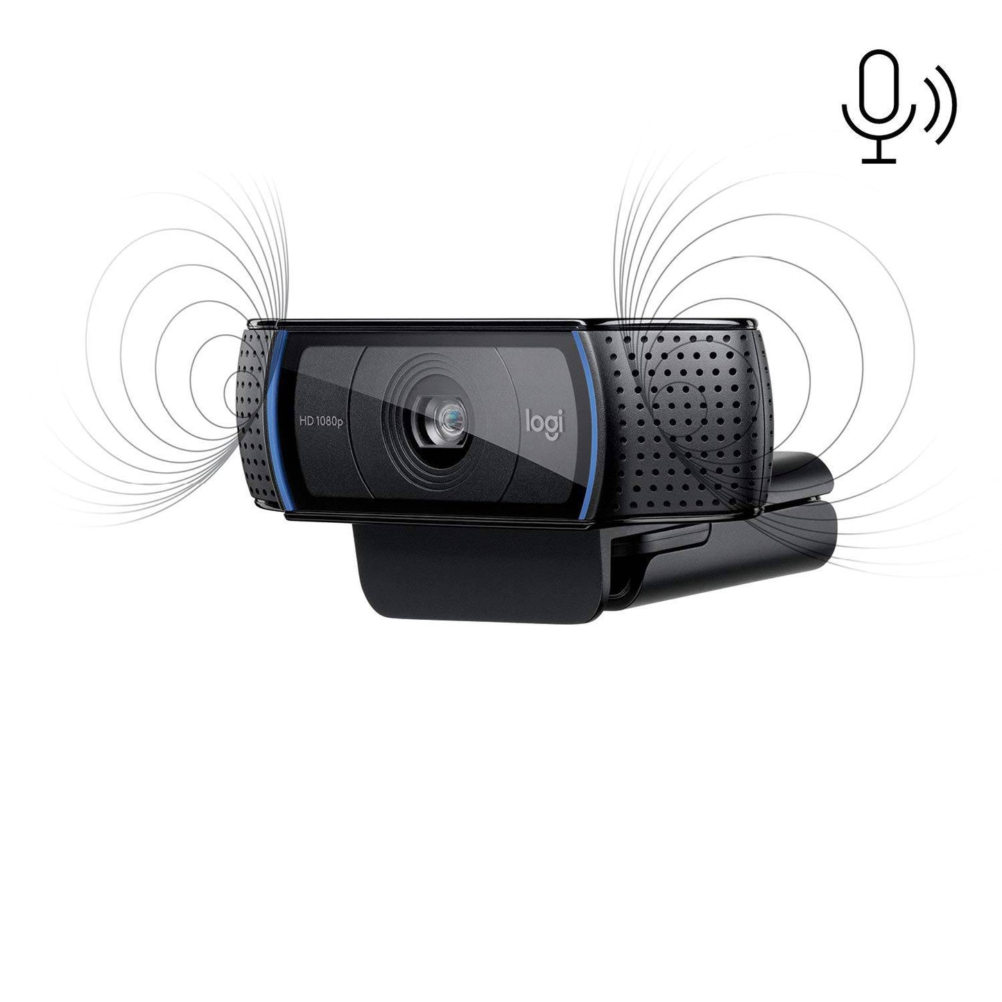 Webcam Logitech C920 Full HD 1080p/30fps USB Preta
