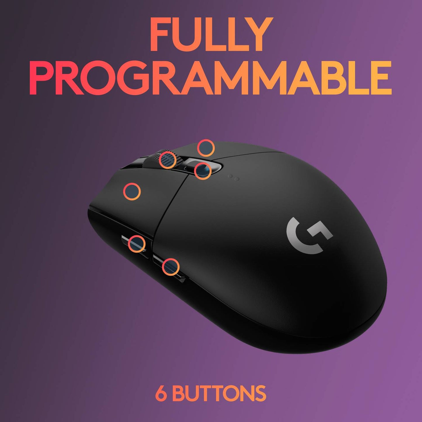 Rato Óptico Logitech G305 LightSpeed Wireless 12000DPI Preto