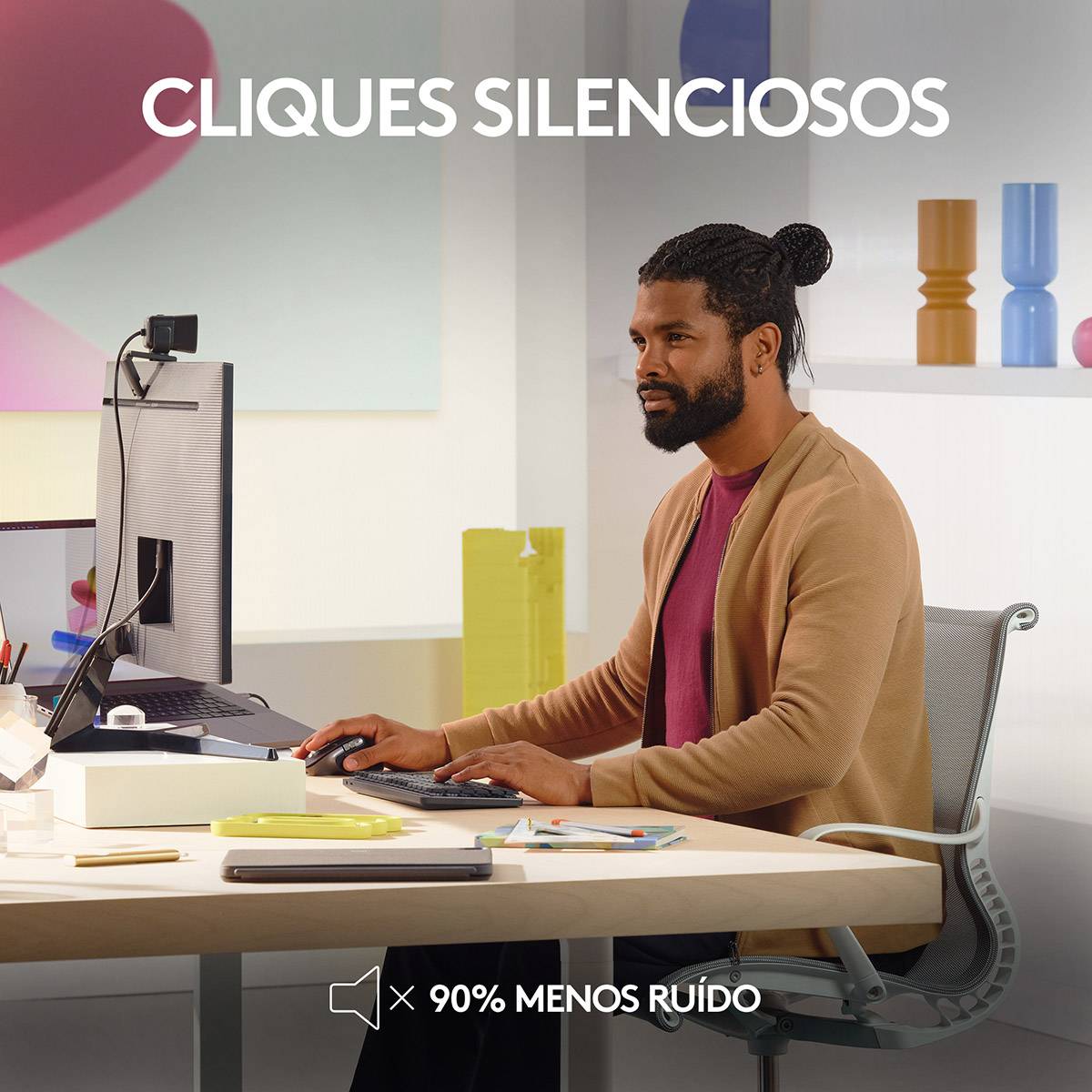 Rato Óptico Logitech MX Master 3s Wireless/Bluetooth 8000DPI Black