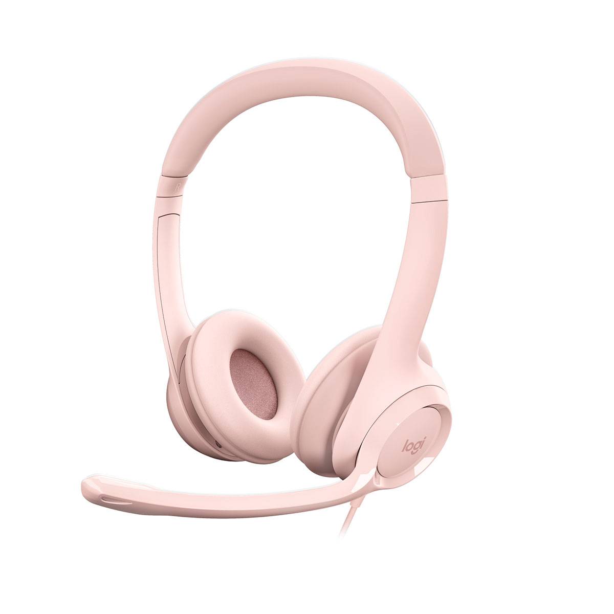 Headset Logitech H390 USB Rosa