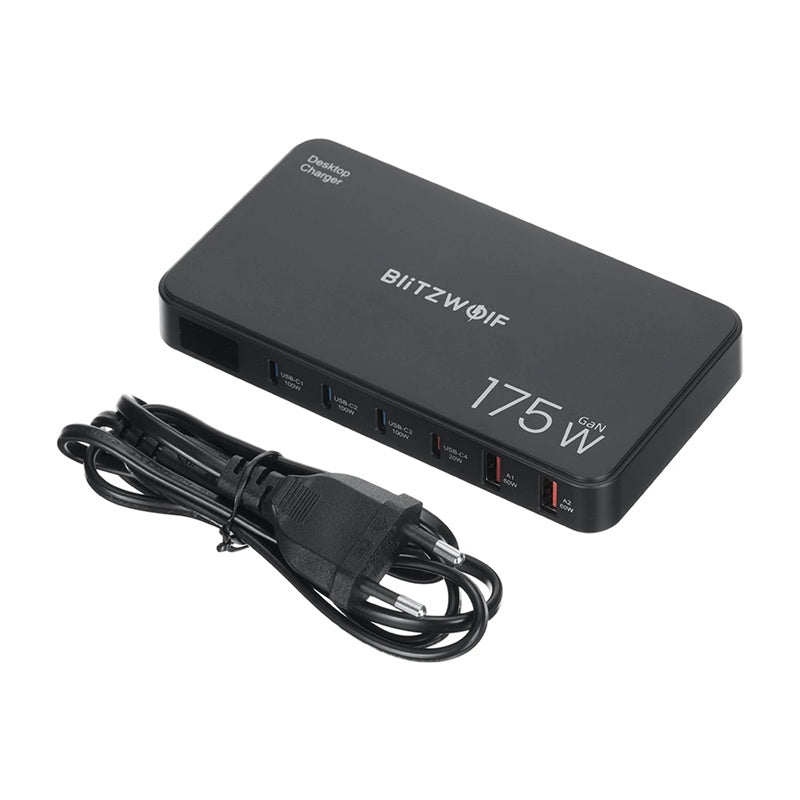 Blitzwolf BW-S30 6-in-1 Charging Station 4xUSB-C + 2xUSB 175W_1