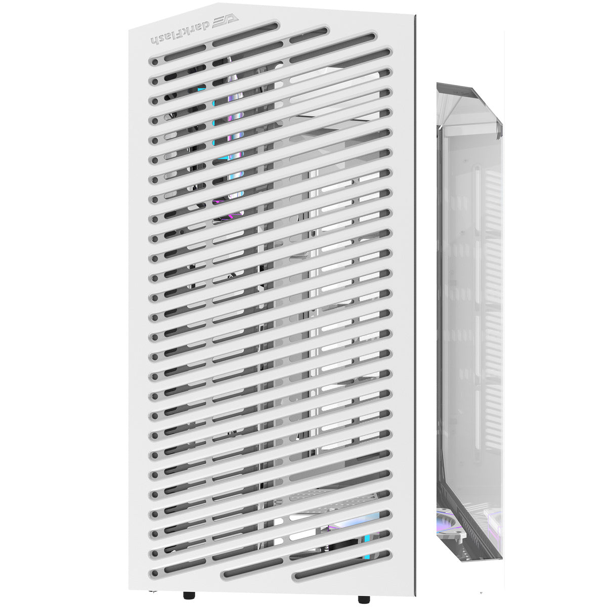 Darkflash DY470 computer case (white) + 4 fans + GPU bracket_5