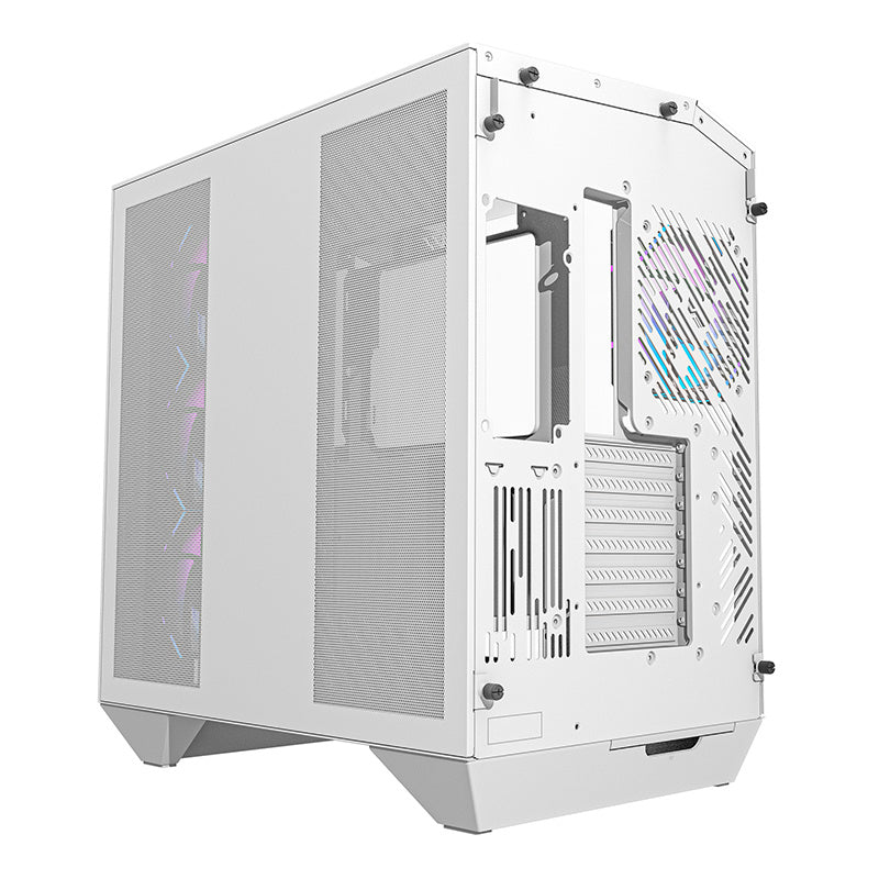 Darkflash DY470 computer case (white) + 4 fans + GPU bracket_6
