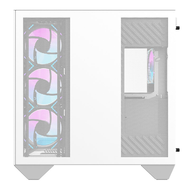 Darkflash DY470 computer case (white) + 4 fans + GPU bracket_7