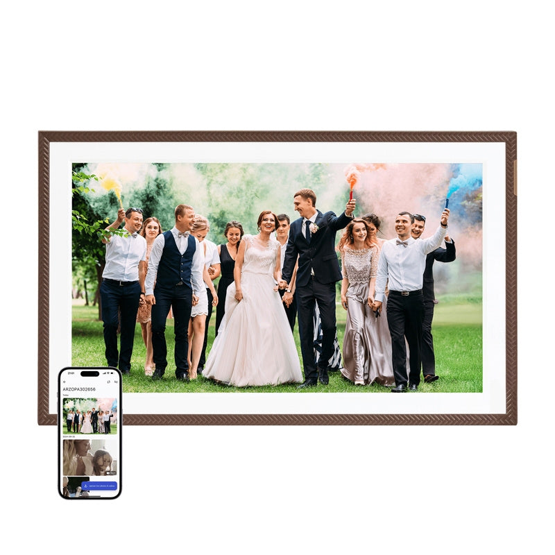 Arzopa D156 (brown) 15.6" digital photo frame_1