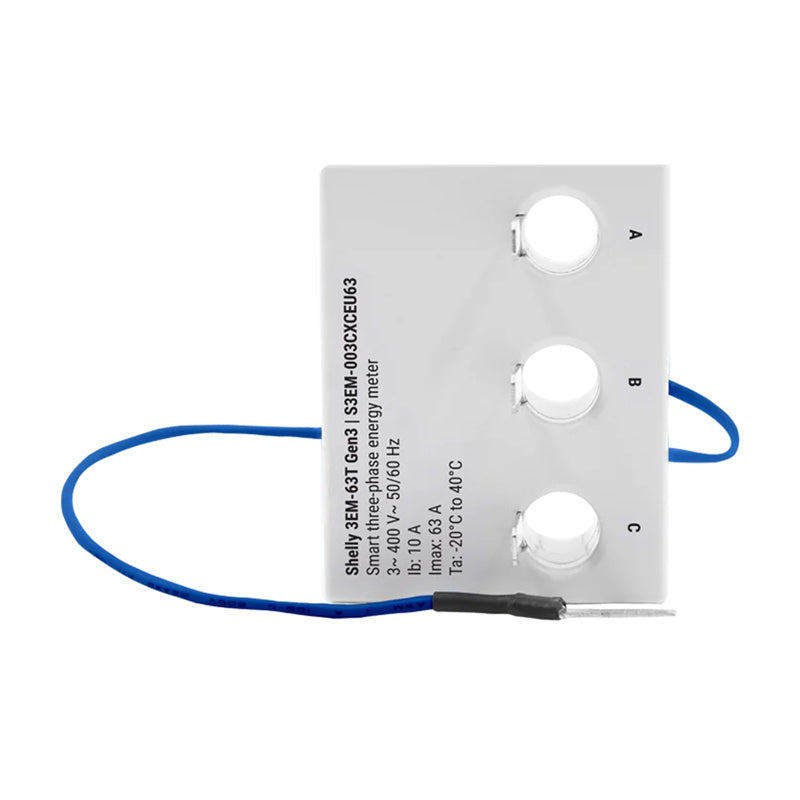 Shelly 3EM-63T Gen3 1/3-channel WiFi energy meter (flat terminal)_1