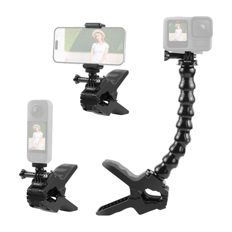 Adjustable mount for sporotome cameras Puluz with clamp_2