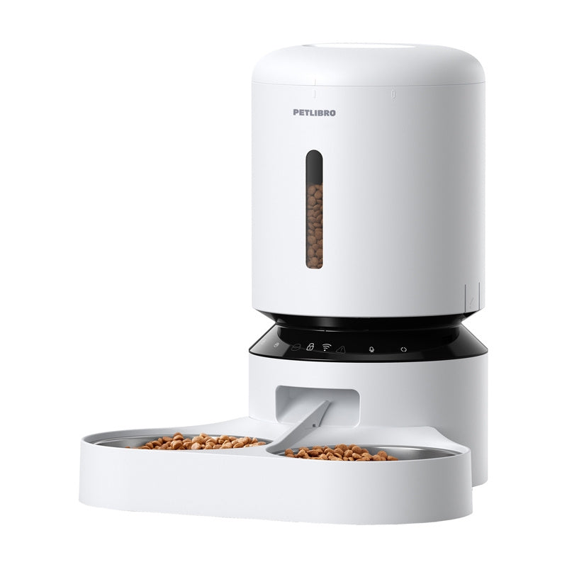 Petlibro Granary food dispenser with double bowl, Wifi, 5L(white)_2
