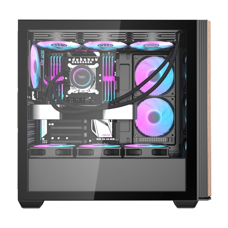 Darkflash DS900WS computer case (black) + 4 fans_2