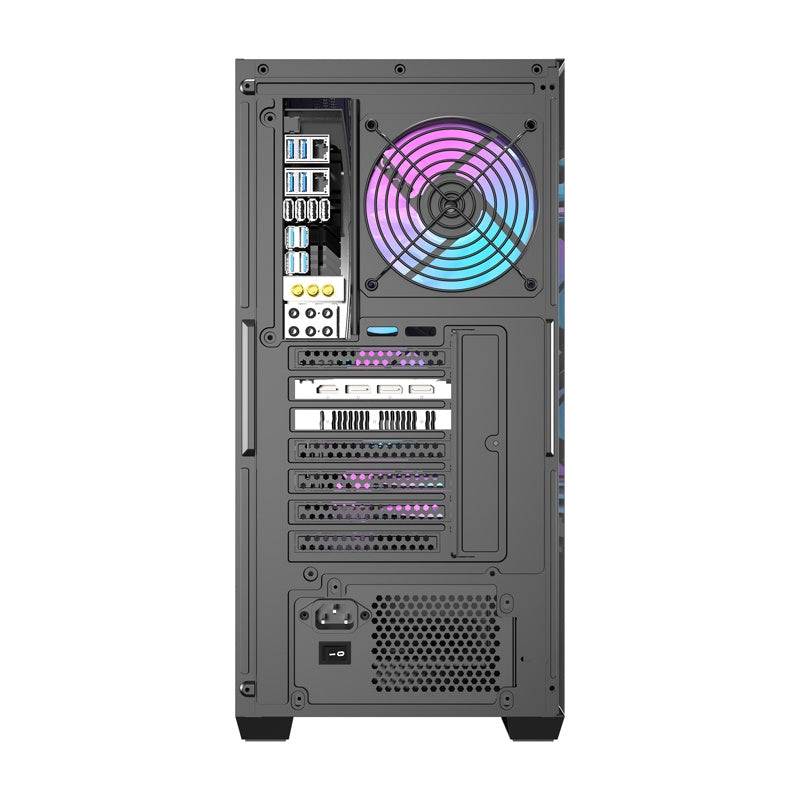 Darkflash DS900WS computer case (black) + 4 fans_4