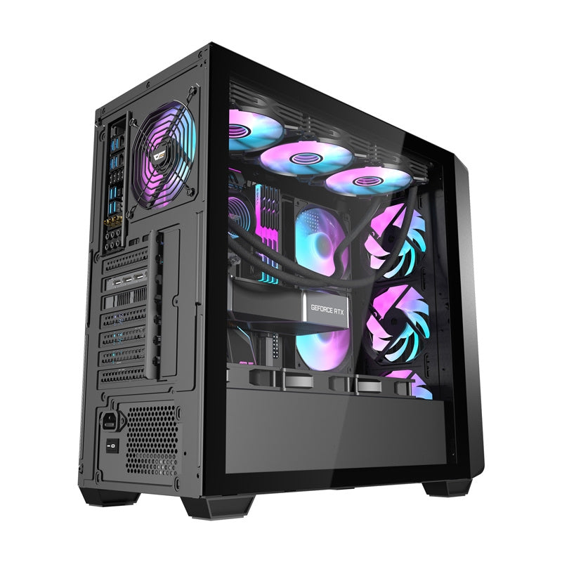 Darkflash DS900WD computer case (black) + 4 fans_5