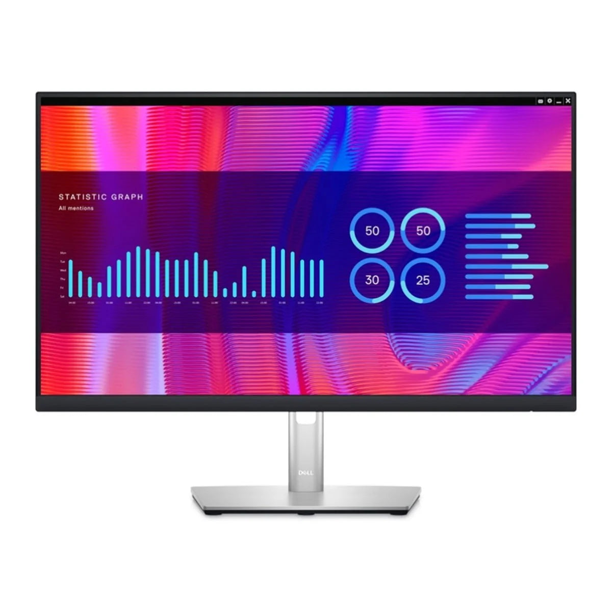 Monitor DELL P Series 23.8" IPS Quad HD 60Hz USB-C Preto