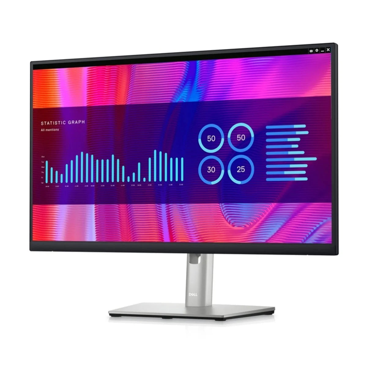 Monitor DELL P Series 23.8" IPS Quad HD 60Hz USB-C Preto