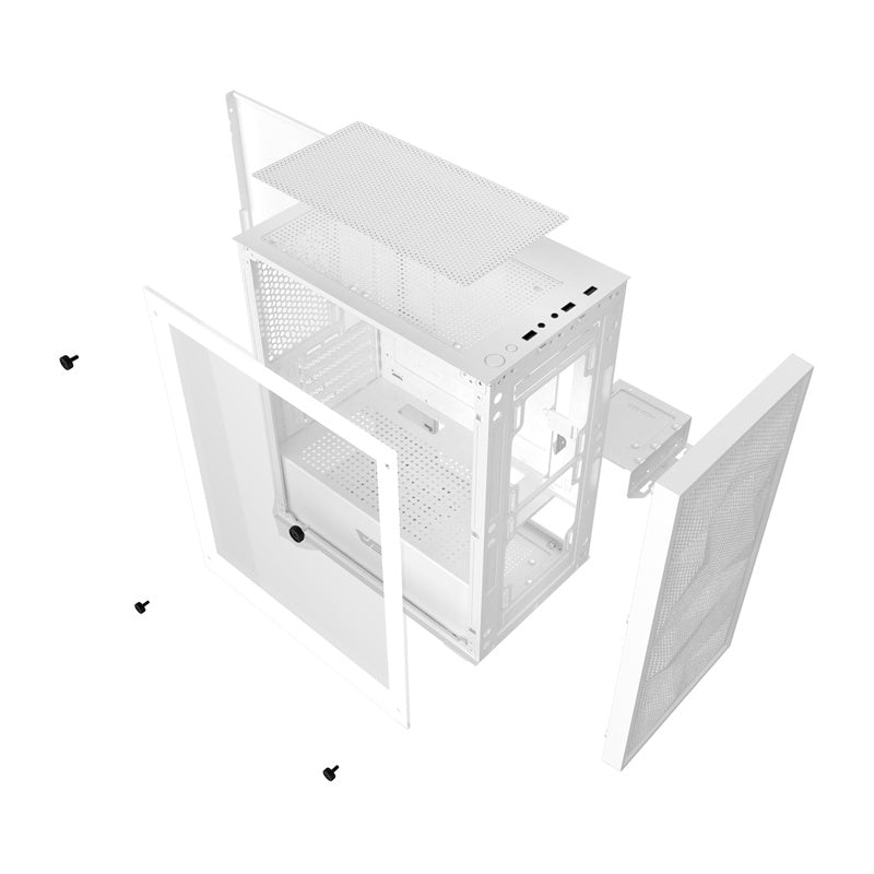 Darkflash M305 Mesh computer case without fans (White)_4