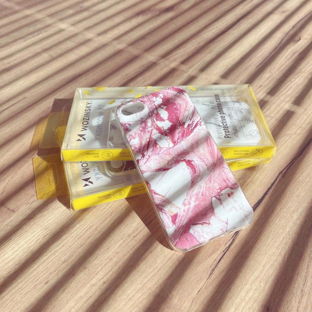 Wozinsky Marble TPU case cover for Xiaomi Redmi 8A pink_2