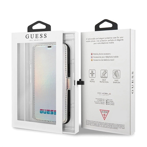 Guess GUFLBKN65BLD iPhone 11 Pro Max silver/silver book Iridescent_5