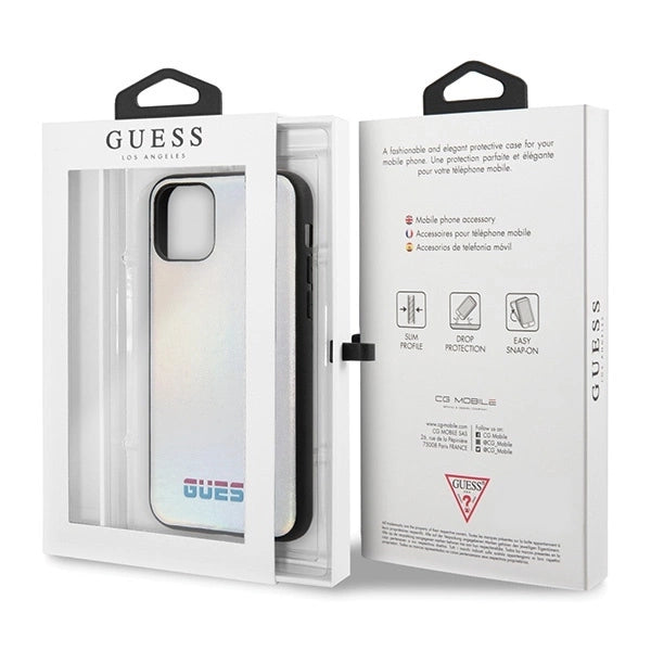 Guess GUHCN65BLD iPhone 11 Pro Max silver/silver hard case Iridescent_4