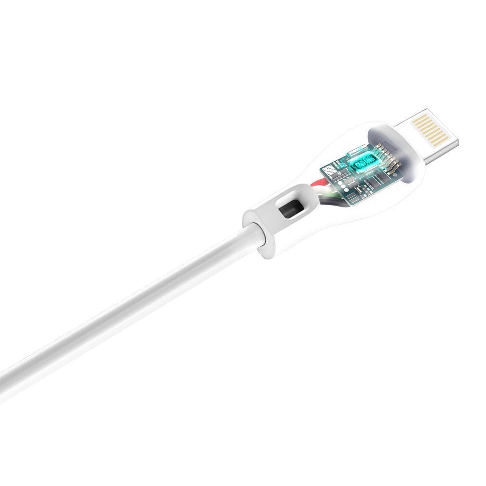 Dudao cable USB / Lightning cable 2.4A 1m white (L4L 1m white)_2